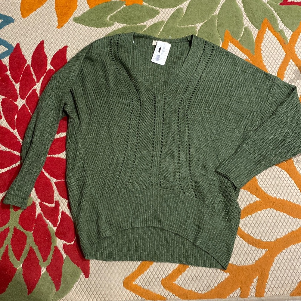 Knit sweater top